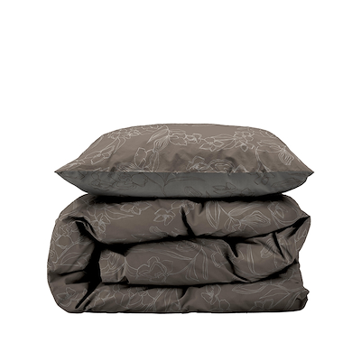 Södahl sengesæt organic Infinity 140x200 cm taupe