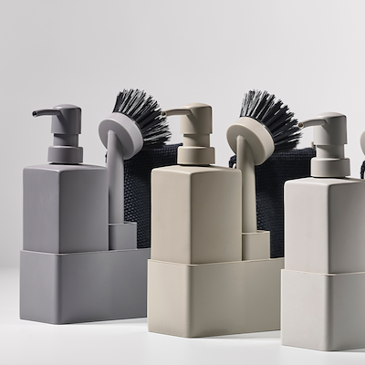 Zone opvaskesæt cool grey