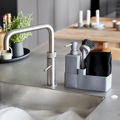 Zone opvaskesæt cool grey