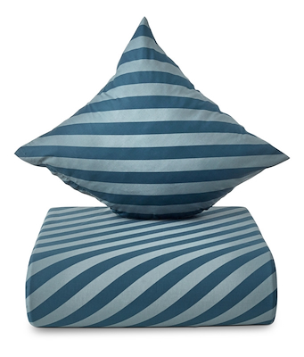 Södahl Organic Diagonal sengetøj atlantic 140x200 cm