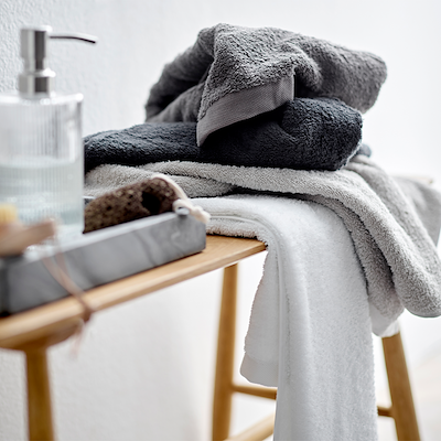 Södahl Organic Comfort håndklæde light grey 90x150 cm