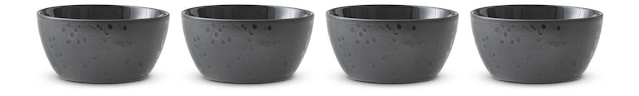 Bitz Galaxy skålesæt 4 stk. sort 12 cm