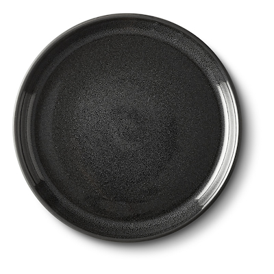 Bitz Galaxy Gastro flad tallerken sort 17 cm