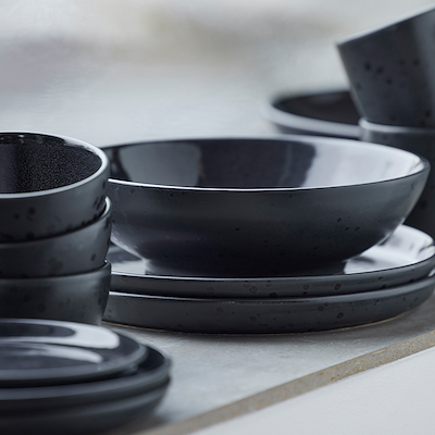 Bitz Galaxy Gastro tallerken sort 27 cm