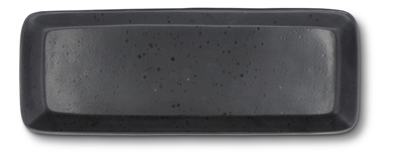 Bitz serveringsfad mat sort 38x14 cm