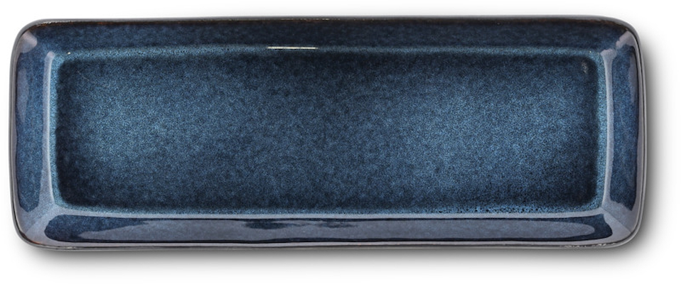 Bitz Gastro serveringsfad rektangulært blå 38 cm