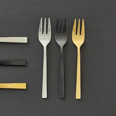 Bitz kagegaffel sæt stål 4 stk.