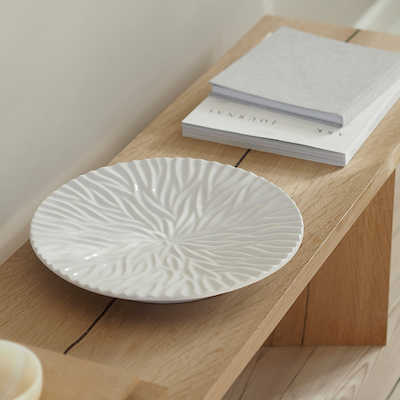 Morsø Flame fad hvid 32,5 cm