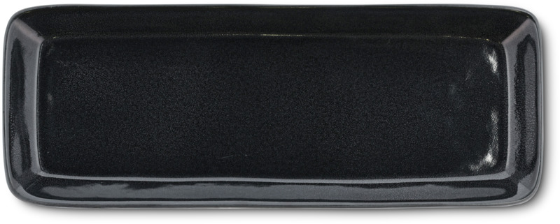 Bitz serveringsfad sort/sort 38x14 cm