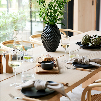 Morsø Forno steaktallerken sort 2 stk. 28x20 cm