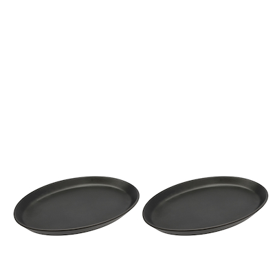 Morsø Forno steaktallerken sort 2 stk. 28x20 cm