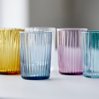 Bitz Kusintha vandglas klar 28 cl 4 stk.