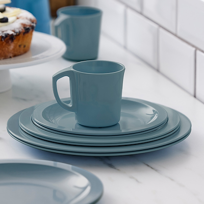 Rosti Hamlet middagstallerken dusty blue Ø24,5 cm