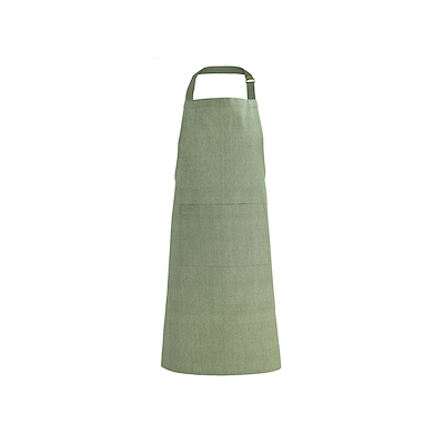 Södahl Chambray Organic olive forklæde 70x90 cm