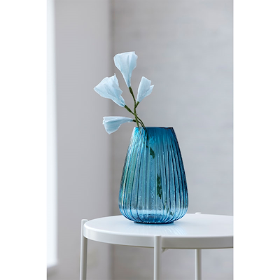 Bitz Kusintha vase blå 22 cm 