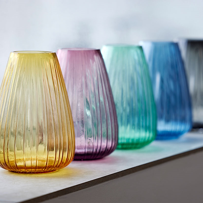 Bitz Kusintha vase blå 22 cm