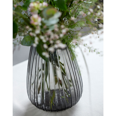 Bitz Kusintha vase smoke 22 cm