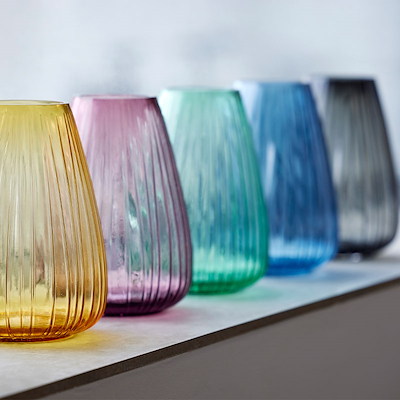 Bitz Kusintha vase smoke 22 cm