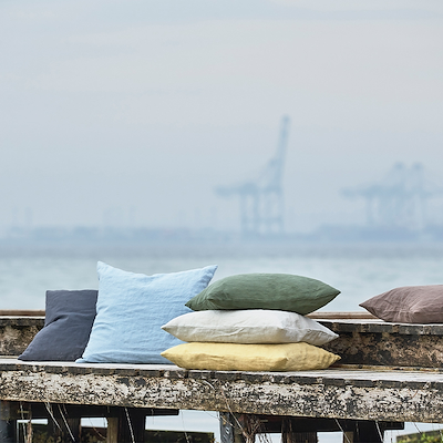 Södahl Linen pude straw 50x50 cm