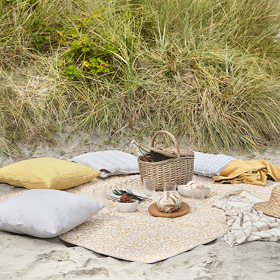 Södahl Linen pude straw 50x50 cm