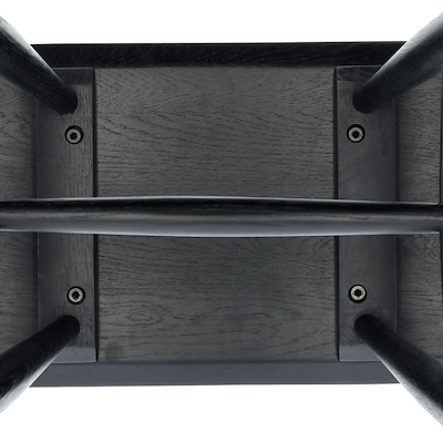 Villa Collection skammel sort 46.5x28x45 cm