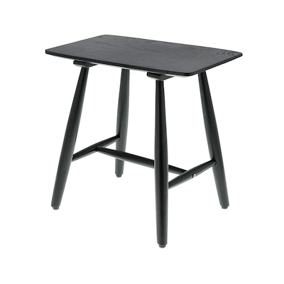 Villa Collection skammel sort 46.5x28x45 cm