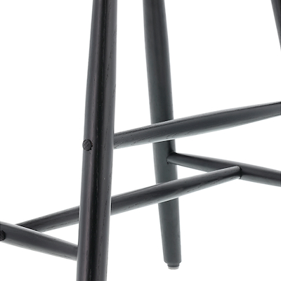 Villa Collection Bast skammel sort 46.5x28x64 cm