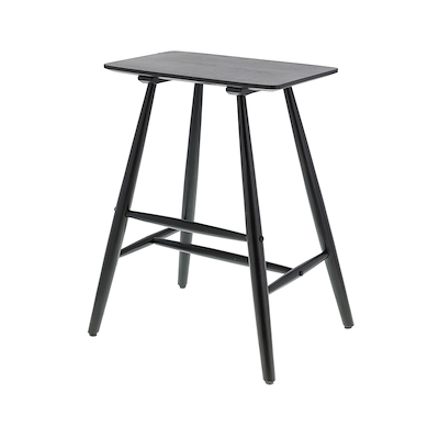 Villa Collection Bast skammel sort 46.5x28x64 cm