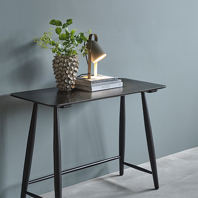 Villa Collection skrivebord sort 100x44,5x73 cm