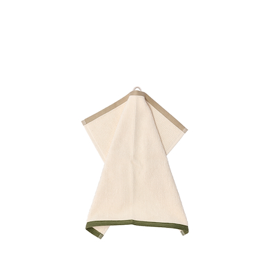 Södahl Contrast Vaskeklud Olive 30 cm