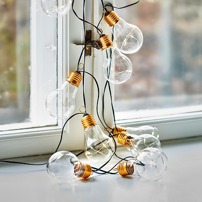 Celebrate indendørs lyskæde 3,2 meter klar