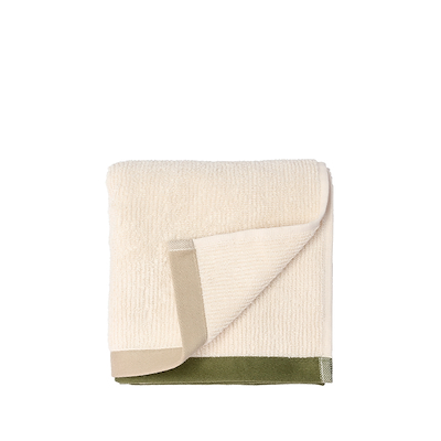 Södahl Contrast Håndklæde Olive 50x70 cm