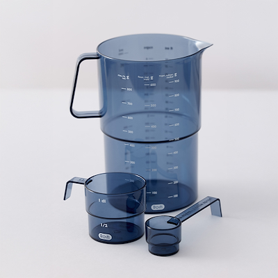 Rosti Mensura målesæt dusty blue 3 stk.