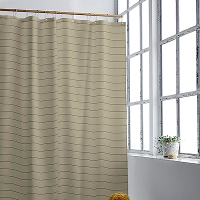 Södahl Line badeforhæng grågrøn 180x200 cm