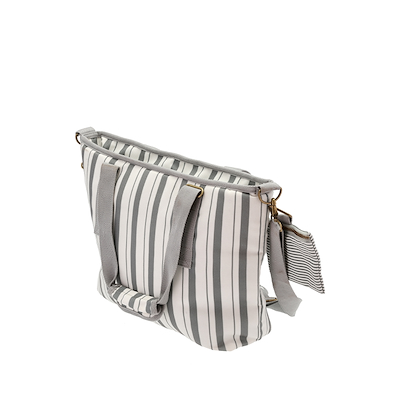 Xplore It køletaske stribet hvid/grå 14 liter