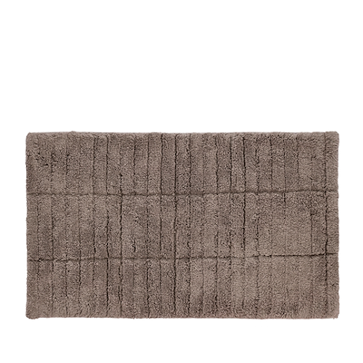 Zone bademåtte tiles taupe 80x50 cm