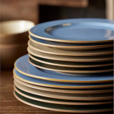 Bitz middagstallerken wood/ocean 27 cm