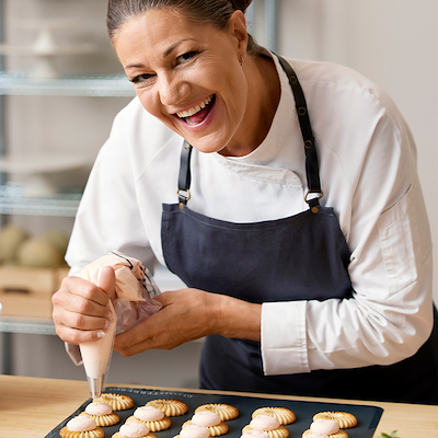 Blomsterbergs bageark silikone grå 30 x 40 cm