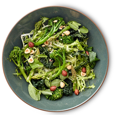 Bitz Wood salatskål forest green 24 cm