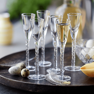 Lyngby Glas Paris snapseglas 6 stk. 2,5 cl