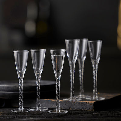 Lyngby Glas Paris snapseglas 6 stk. 2,5 cl