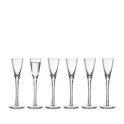 Lyngby Glas Paris snapseglas 6 stk. 2,5 cl