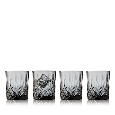 Lyngby Glas Sorrento whiskyglas smoke 32 cl 4 stk.