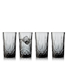 Lyngby Glas Sorrento highball vandglas/drinksglas grå 38 cl 4 stk.