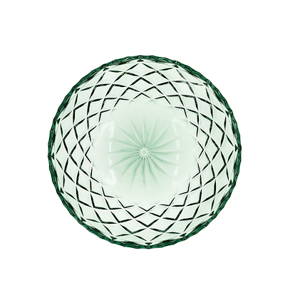 Lyngby Glas Sorrento asiet grøn 4 stk. 16 cm