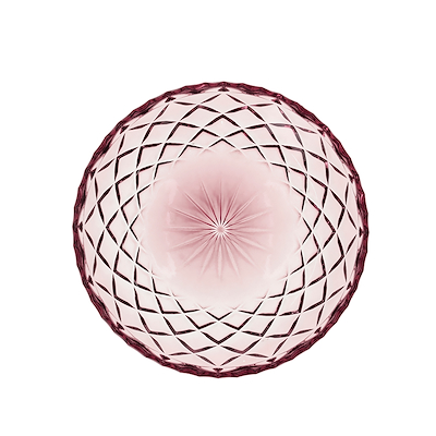 Lyngby Glas Sorrento asiet pink 16 cm 4 stk.