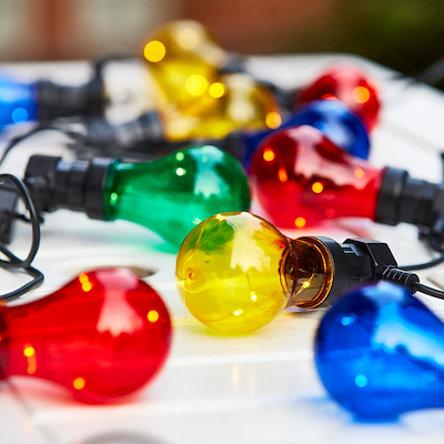 Celebrate udendørs LED lyskæde 9,2 meter mulifarvet