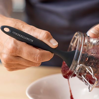 Blomsterbergs grydeske grå silikone 21 cm