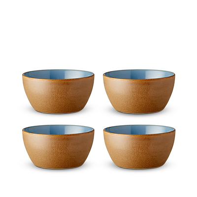 Bitz Skålesæt Wood/Ocean  4 Stk. 12 cm