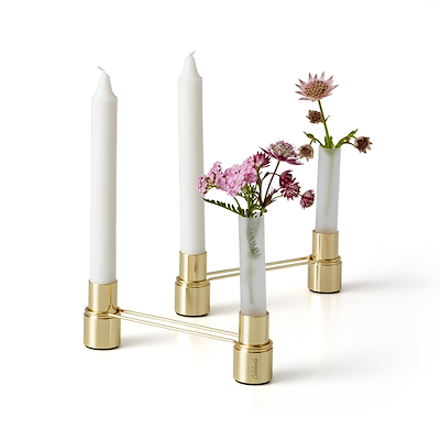 Celebrate Link lysestage med fire glas guld